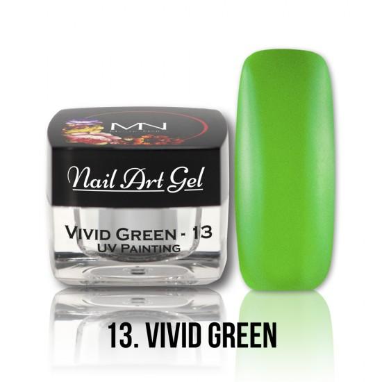 UV Painting Nail Art gel 13 - Vivid Green