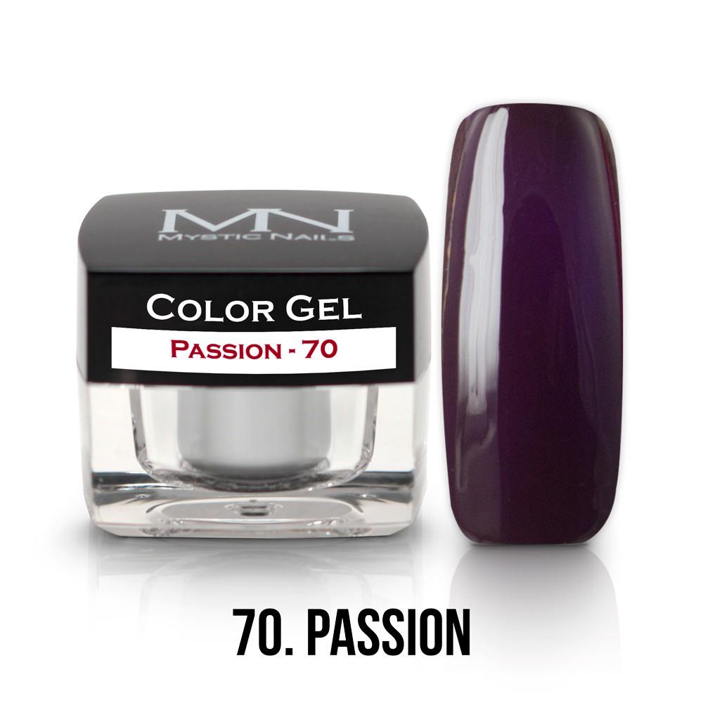Farebný UV gél - 70 - Passion - 4g
