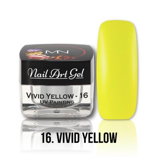 UV Painting Nail Art gel 16 - Vivid Yellow