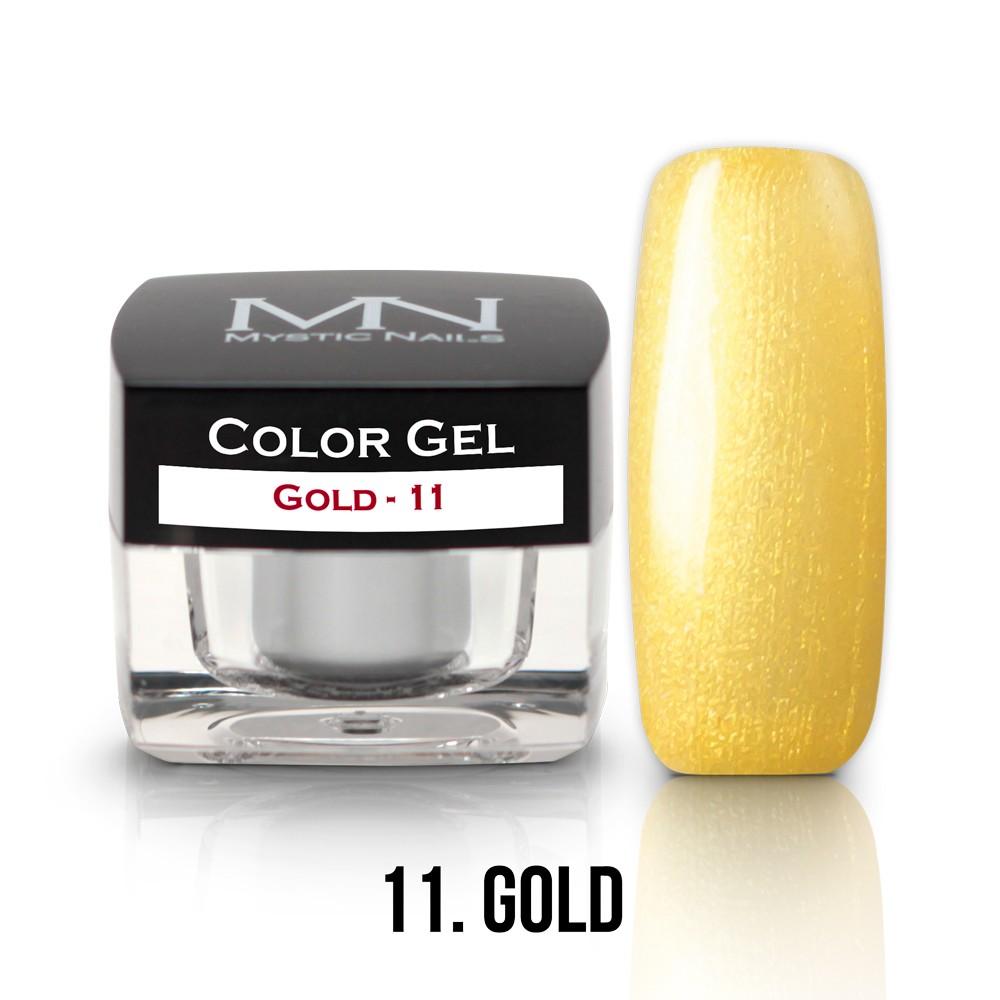 Farebný UV gél - 11 - Gold - 4g
