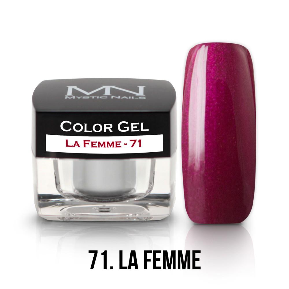Farebný UV gél - 71 - La Femme - 4g