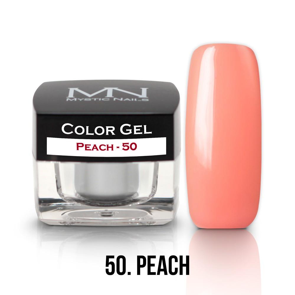 Farebný UV gél - 50 Peach- 4g