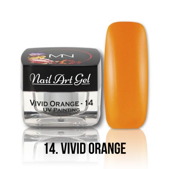 UV Painting Nail Art gel 14 - Vivid Orange