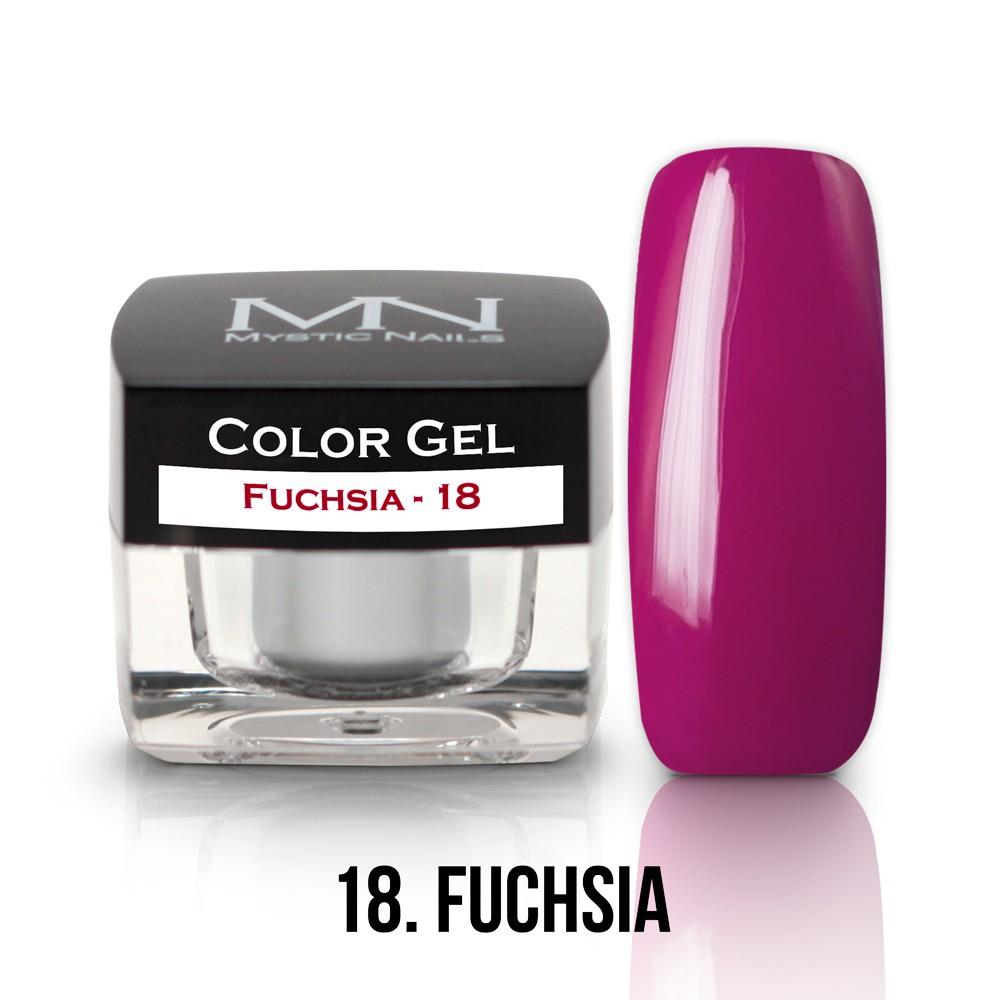 Farebný UV gél - 18 -Fuchsia - 4g