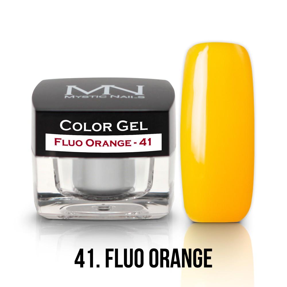 Farebný UV gél - 41 Fluo Orange - 4g
