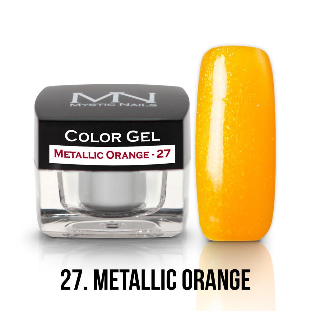 Farebný UV gél - 27 -Metalic Orange - 4g