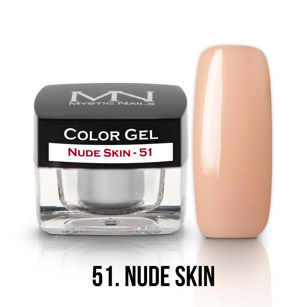 Farebný UV gél - 51 Nude Skin- 4g