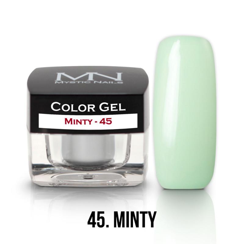 Farebný UV gél - 45 Minty - 4g
