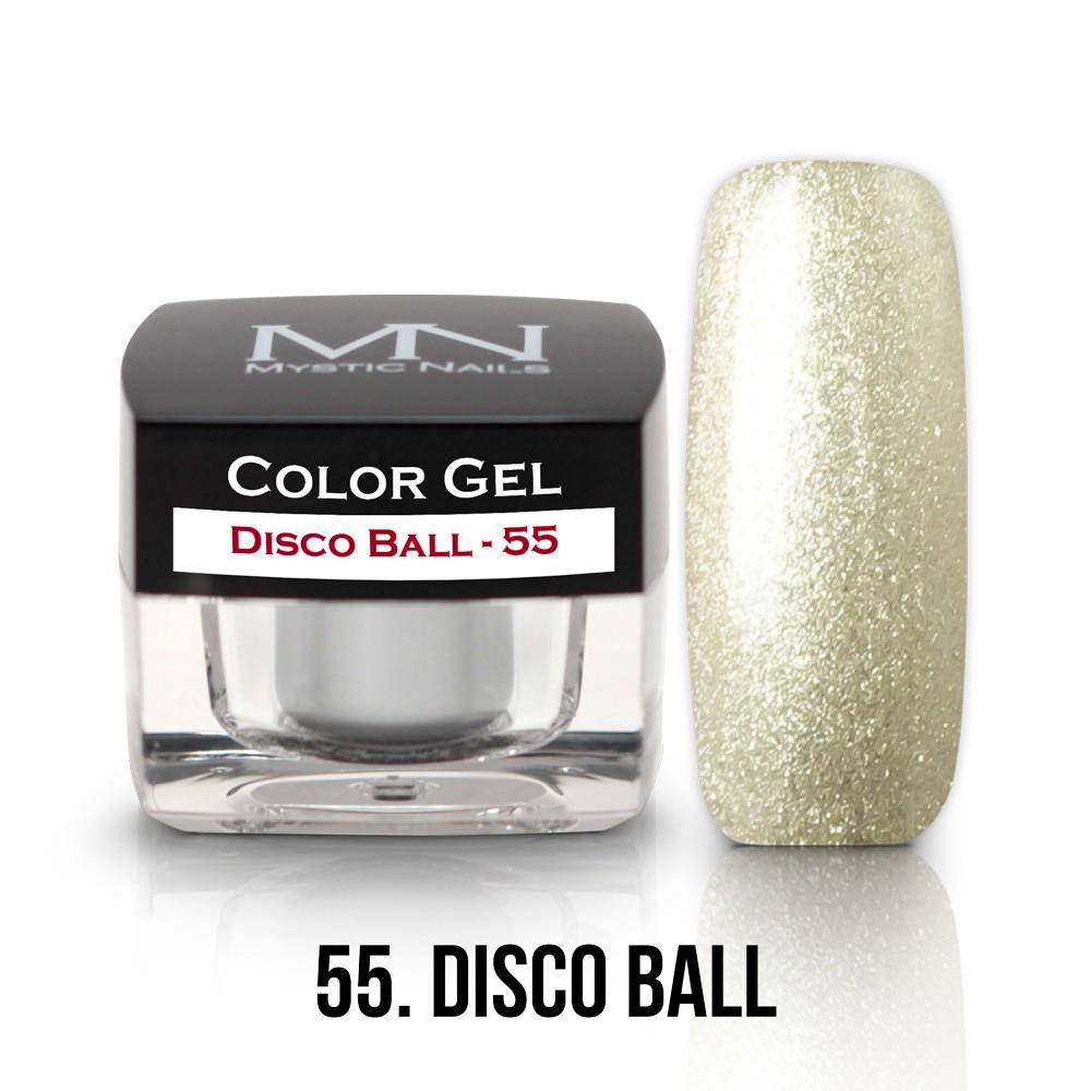 Farebný UV gél - 55 Disco Ball- 4g