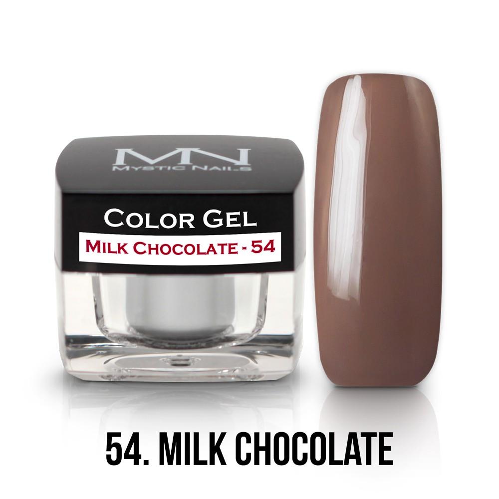 Farebný UV gél - 54 Milk Chocolate- 4g