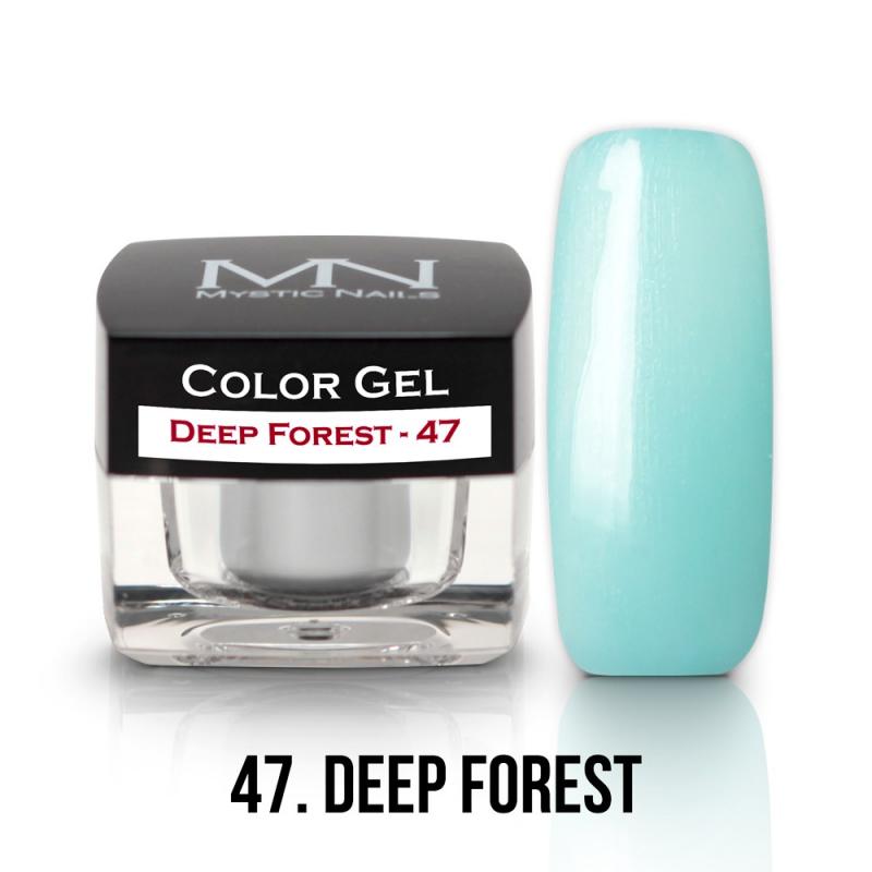 Farebný UV gél - 47 Deep Forest - 4g