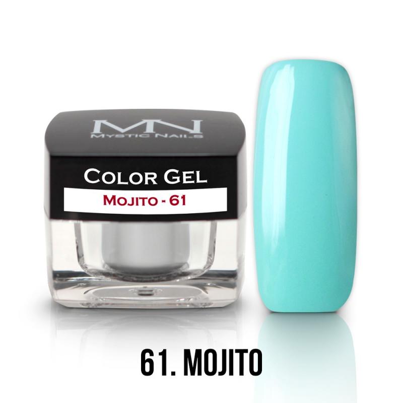 Farebný UV gél - 61 Mojito- 4g